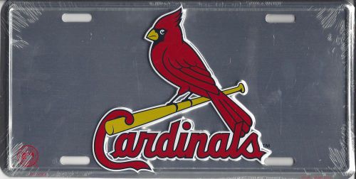 St. louis cardinals anodized license plate