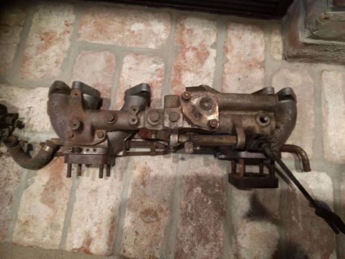 Datsun nissan 240z 260z dual su side draft carburetors linkage intake manifold