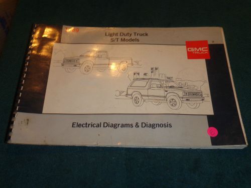 1989 gmc s15 &amp; s15 jimmy electrical diagnosis &amp; wiring diagrams manual original!