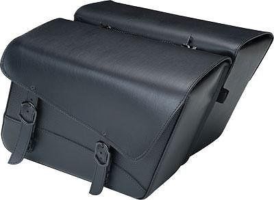 Dowco - 59589-00 - black jack large slant saddlebag, 16in. x 11in. x 6.5in.