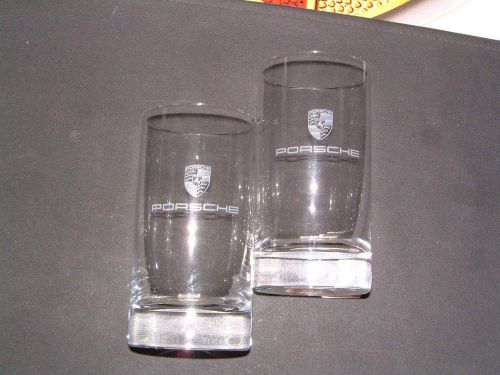 Porsche design pair of small drinking glasses oem item!