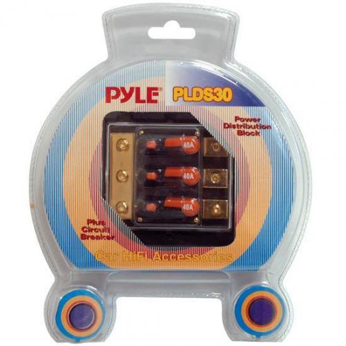 New pyle plds30 triple 40 amp in-line circuit breaker