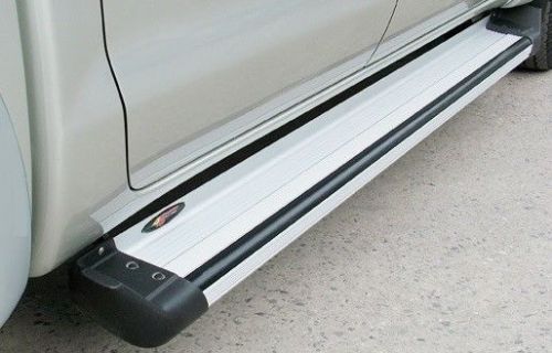 Car accessories mat finished aluminum nerf bar side steps length 2.07 meter