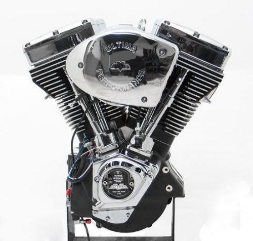 Ultima, black epa certified 107c.i. complete engine for harley big twin 84-99