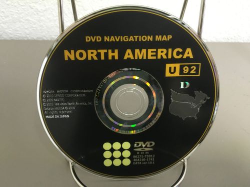 2011 2012 toyota sienna navigation dvd map u92 u.s / canada oem 10.1 navi update