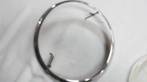 Vintage vw 60s or earlier type 1 bug headlight  chrome trim ring