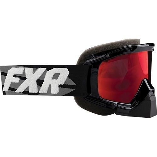 2016 fxr mission snow ski goggles -matte black w/ solar lens -  one size -new