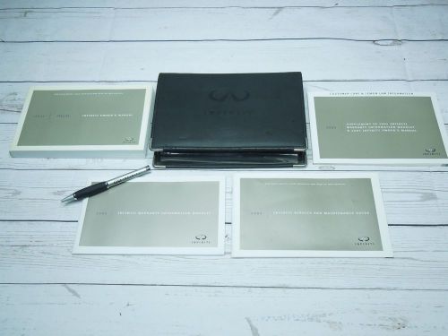 2005 infiniti fx45 / fx35 owners manual set