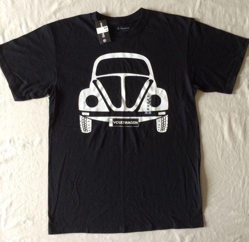 New volkswagen driver gear black t shirt bug beetle size m medium - nwt!