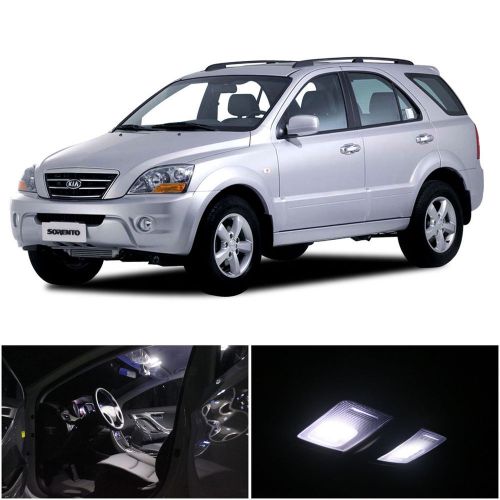 13x xenon white led interior light package for kia sorento 2002-2009