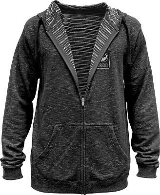 Dragon midway mens zip up hoodie black