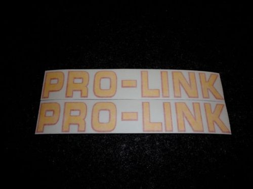 Honda pro-link swing arm decal yellow/orange trim sm7