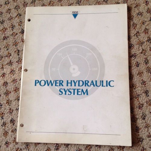 Jaguar focus power hydraulic system pub # s-73