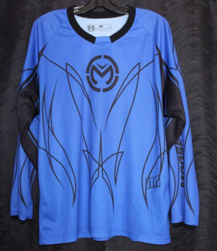 M1 mens moose racing mx motocross jersey blue tribal design size large