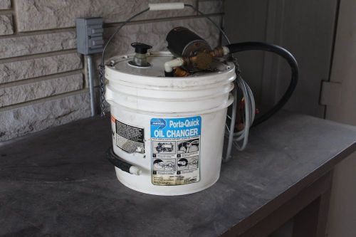 Jabsco 12v dc porta quick oil changer with reversible pump