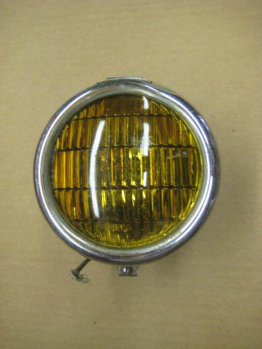 Lqqk! vintage kd lamp no.891 saftee light amber fog hot rod sealed beam 6v old