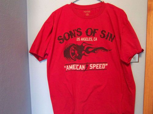 Sons of sin american speed men’s xl t-shirt