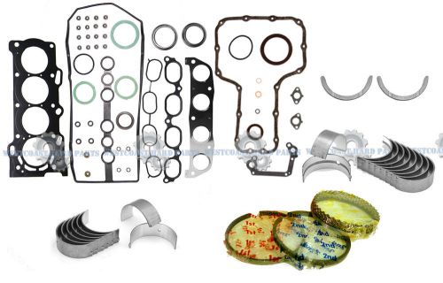 00-08 toyota corolla chevy prizm 1.8l 1zzfe dohc metal head gasket *re-ring kit*