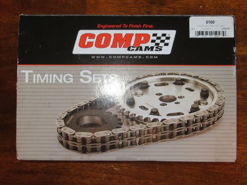 Comp cams 8100 ultimate adjustable double roller billet timing set sbc