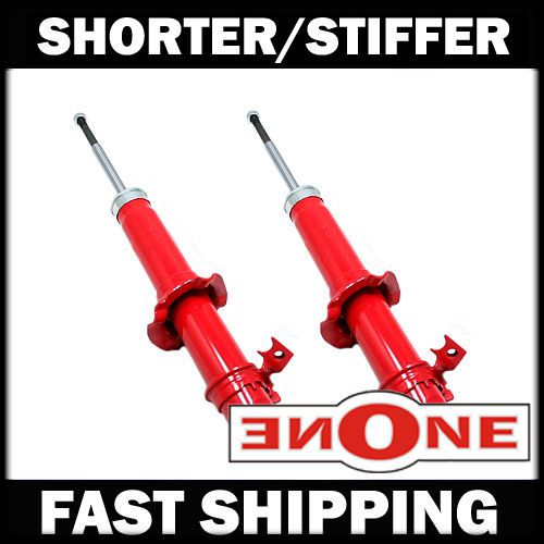 Mookeeh 2pc front mk1 stiff shorter shocks struts for lowered vehicles gs1314