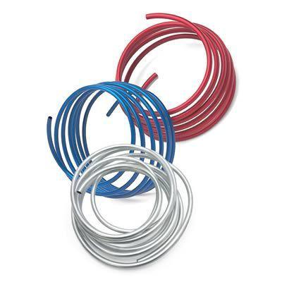 Russell 639280 tubing aluminum red 1/2" x 25 ft. each