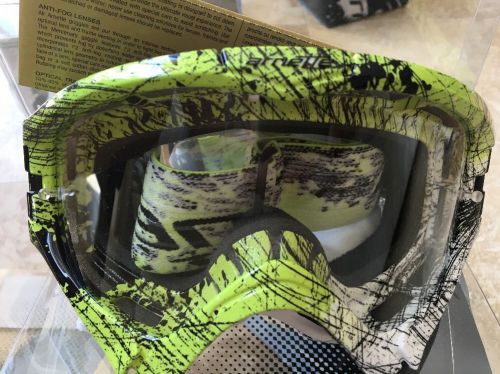 Yellow white black shadow arnette series 3 mx explosive goggle dirt bike