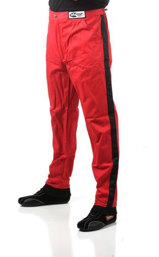 Racequip 112015 single layer lrg red pants imca dirt track