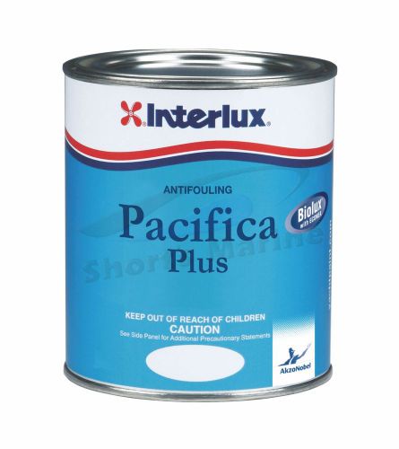 Interlux pacifica plus dual biocide antifouling boat bottom paint black pint