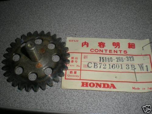 Nos honda ca72 ca77 cb77 cb72 oil pump drive gear 15180-268-323