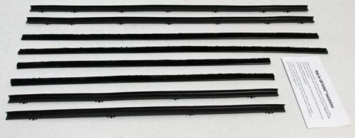 1962-1965 nova chevy ii 2 door hardtop replacement window felt weatherstrip