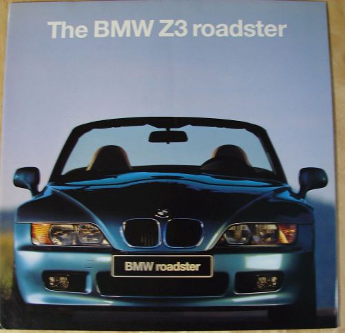 1996 original bmw z3 z 3 roadster  007 goldeneye james bond prestige brochure 96