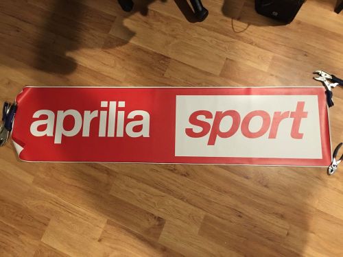 Aprilia sport banner 58&#034; 1/2 x 14&#034; 1/2