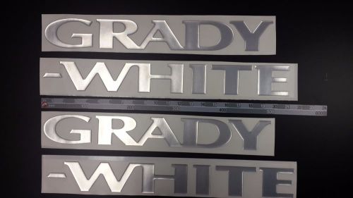 Grady-white boat emblem 40&#034; stickers set - adesivi barca - pegatinas barcos