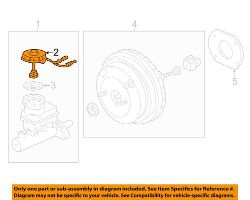 Honda oem-brake fluid fluid level sensor 46662s04j01