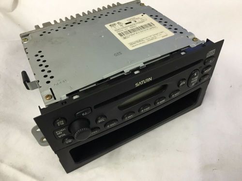 Oem factory gm saturn 2000 2001 2002 2003 am/fm single cd stereo radio storage