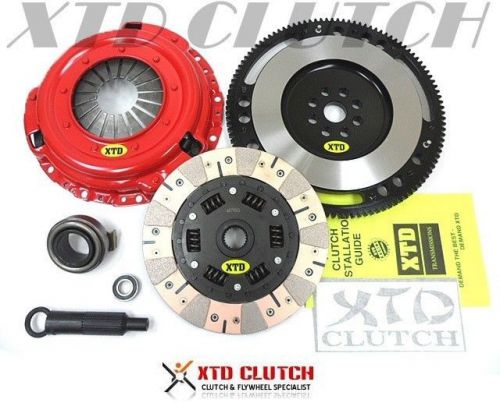 Xtd stage 3 dual friction clutch &amp;flywheel kit b18a1 b18b1 b18c1 b18c5 b20b b20z