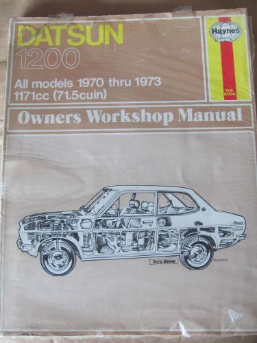 Haynes datsun 1200 repair manual new 1970-1973 owners workshop manual h