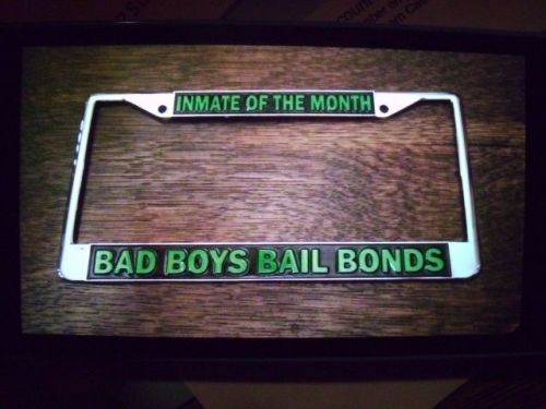 Used 58/60 impala -license plate frame- (bad boys bail bonds)