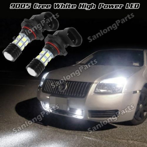 2x fog driving light 9005 9055 9045 xenon white cree epistar projector led