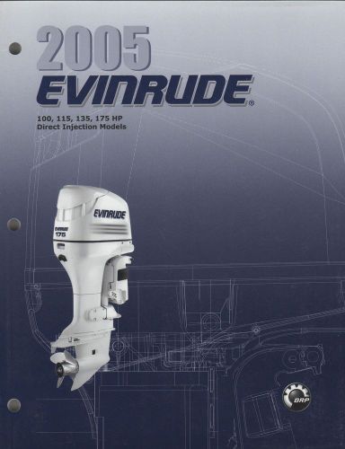 2005 evinrude outboard 100, 115, 135, 175 hp service manual p/n 5005976 (103)