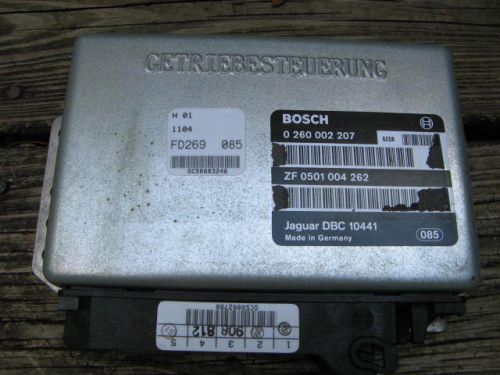 Jaguar xj6 vanden plas transmission computer tcu dbc 10441 bosch 0260 002 207