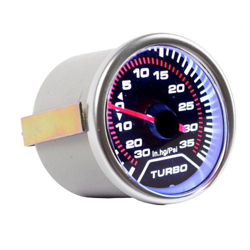 Pointer 2&#034; 52mm car universal smoke len led psi turbo boost gauge meter wys