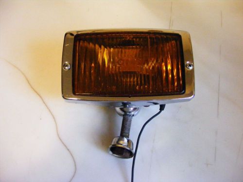 Vintage 12 volt aris #1060/1063 orange fog light glass car or truck