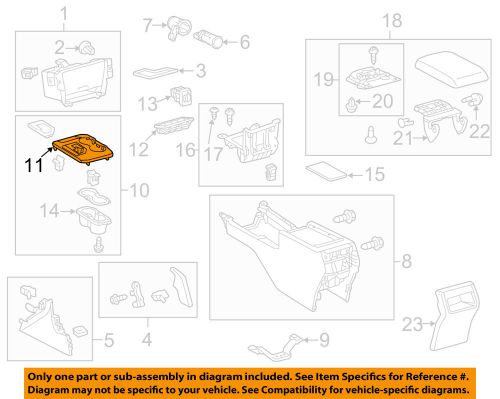 Toyota oem 12-14 camry center console-shift panel 5882206551c0