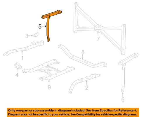 Honda oem 2014 accord interior-rear-upper frame right 74970t3va00