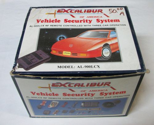 Excalibur vehicle security system model al-900lcx