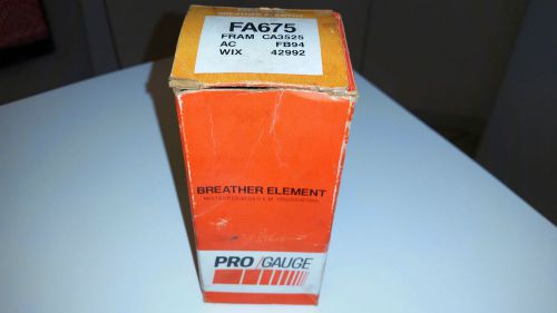 Pro gauge fa675 breather element (fram ca3525, ac fb94, wix 42992) free shipping