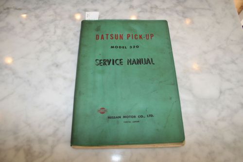 Model 320 u datsun nissan pick up factory work shop repair manual