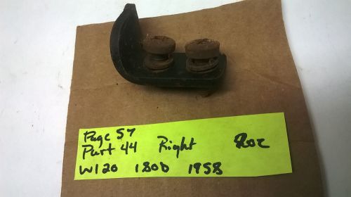 Mercedes 180d 190d 220 219 s/se/sl/d right side seat stop bracket ponton