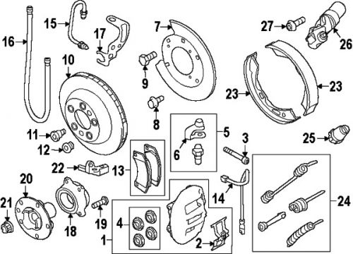 Porsche 95835293950 genuine oem brake pads